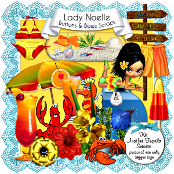 Lady Noelle - Kit Another Tequila Sunrise, Lady Noelle - Kit Another Tequila Sunrise (350 x 350)