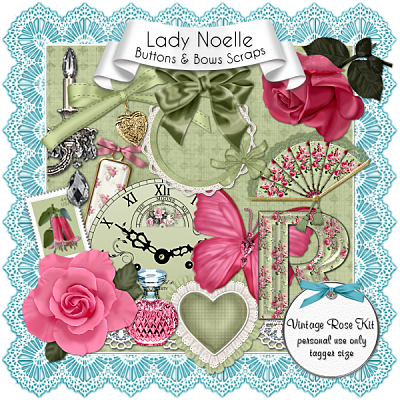 Lady Noelle - Kit Vintage Rose, Lady Noelle - Kit Vintage Rose 400x400