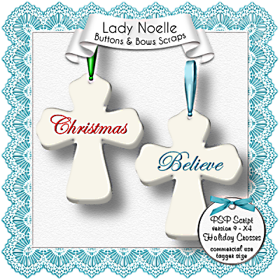 Lady Noelle - Scripts Holiday Cross, Lady Noelle - Scripts Holiday Cross 400x400