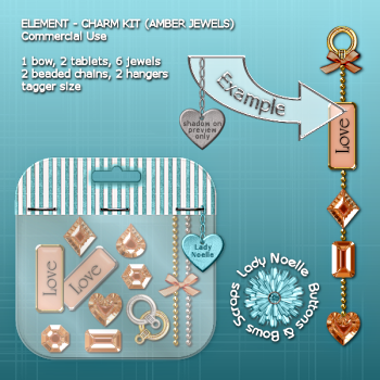 Element: Charm Kit (Amber Jewels)