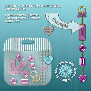 Element: Charm Kit (Amethyst  Jewels)