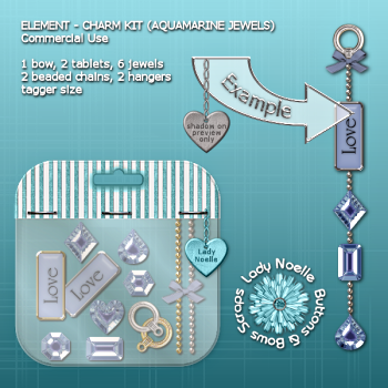 Element: Charm Kit (Aquamarine Jewels)