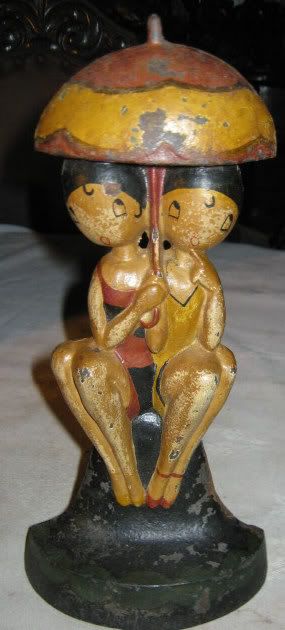 Best 250 Antique Hubley Fish Bathing Beauties Cast Iron Doorstop