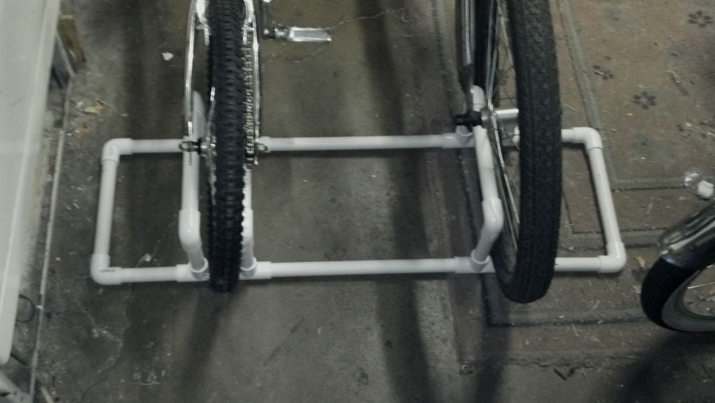 bmx bike stand pvc