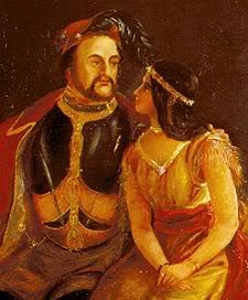 Native American Pocahontas marries English colonist John Rolfe.