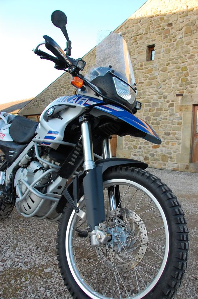 Yamaha forks on a BMW F650GS Dakar Page 196 Adventure Rider