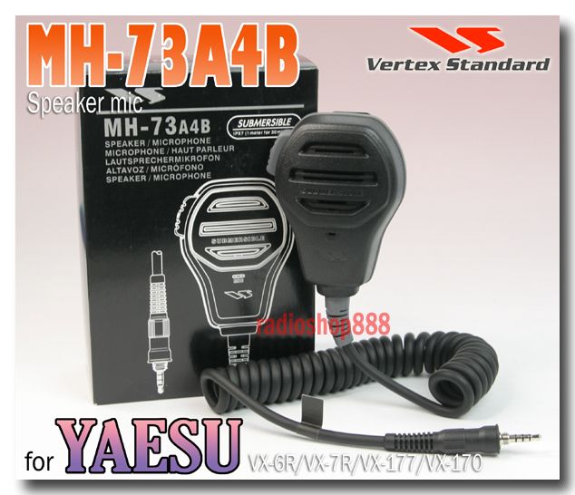 Yaesu MH73A4B speaker mic VX-170 VX-177 VX-6R VX-7R | eBay