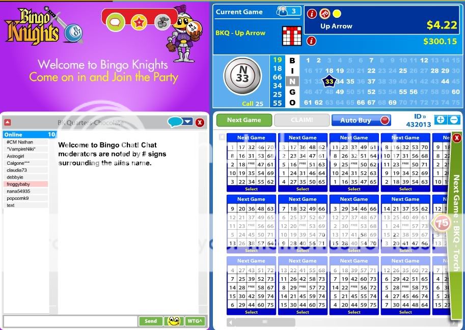 bingo knights casino