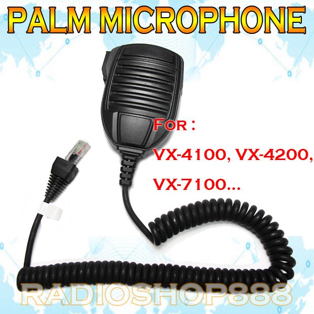 Ham Radio Transceivers Palm Microphoe For Vertex V 2100 Vx 20 Vx 4100 Vx 40 As Mh25a8j Mh67a8j Consumer Electronics